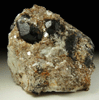 Almandine Garnet in Albite-Quartz-Muscovite from Hedgehog Hill, Peru, Oxford County, Maine