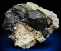 Almandine Garnet in Albite-Quartz-Muscovite from Hedgehog Hill, Peru, Oxford County, Maine