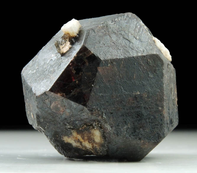 Almandine Garnet from Hedgehog Hill, Peru, Oxford County, Maine