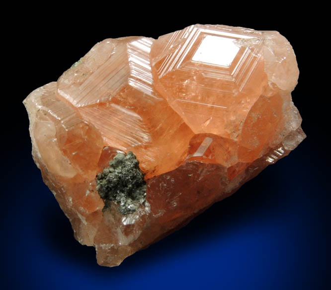 Grossular Garnet with Clinochlore from Jeffrey Mine, Asbestos, Qubec, Canada