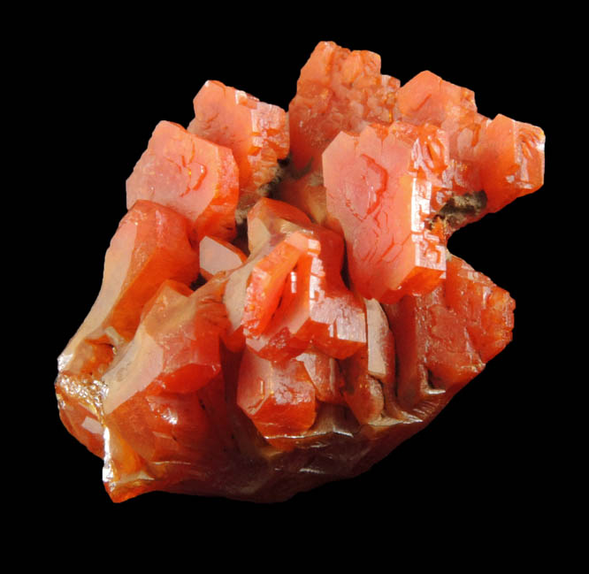 Vanadinite from Mibladen, Haute Moulouya Basin, Zeida-Aouli-Mibladen belt, Midelt Province, Morocco