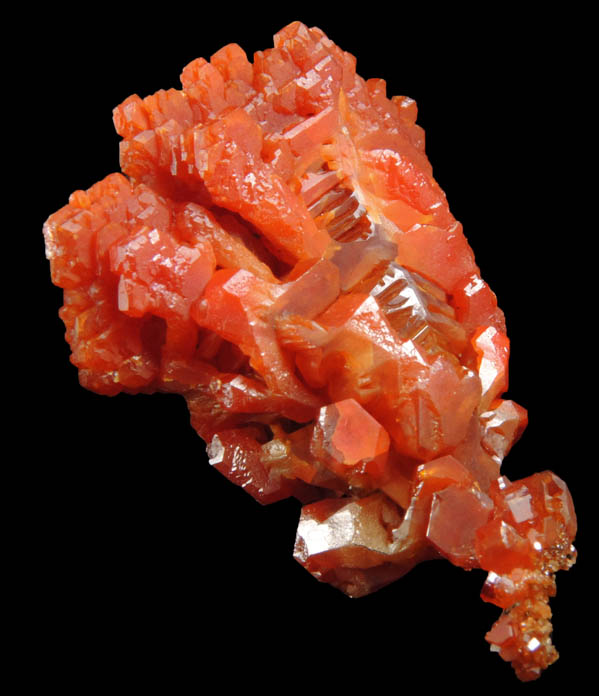 Vanadinite from Mibladen, Haute Moulouya Basin, Zeida-Aouli-Mibladen belt, Midelt Province, Morocco