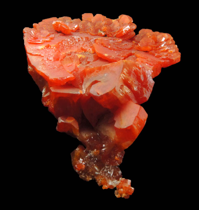 Vanadinite from Mibladen, Haute Moulouya Basin, Zeida-Aouli-Mibladen belt, Midelt Province, Morocco