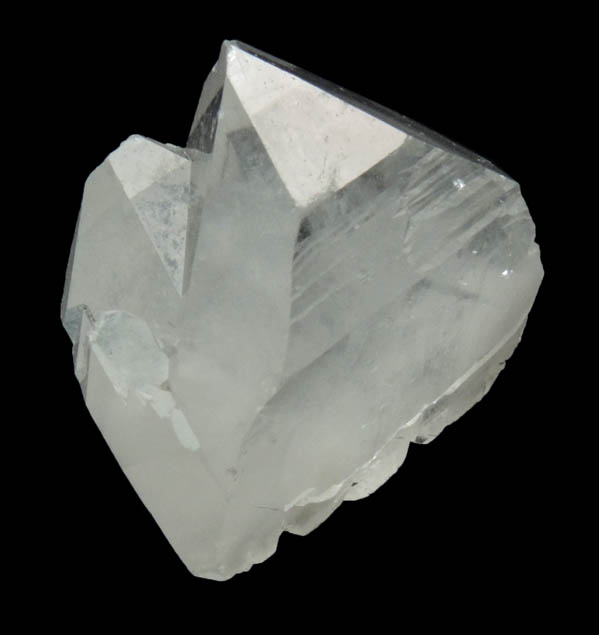 Quartz with phantom-growth zones from Red Bridge Mine, Spring Glen, Ellenville District, Ulster County, New York