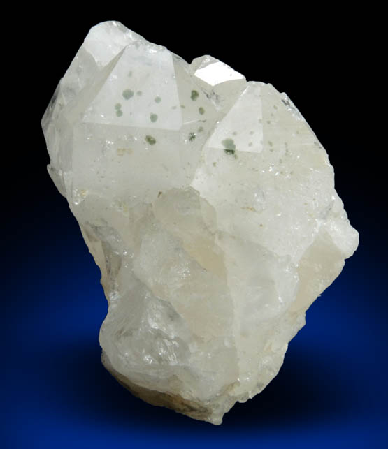 Quartz with Chlorite inclusions from Red Bridge Mine, Spring Glen, Ellenville District, Ulster County, New York