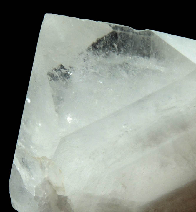 Quartz with phantom-growth zone from Red Bridge Mine, Spring Glen, Ellenville District, Ulster County, New York