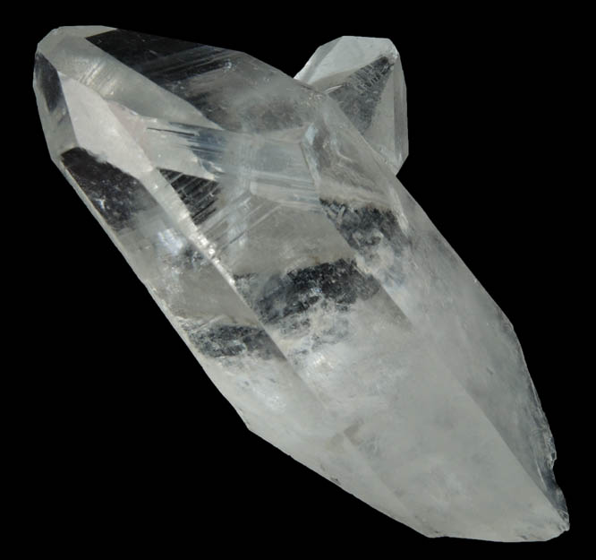 Quartz (with large S-face) from Corinto, Minas Gerais, Brazil