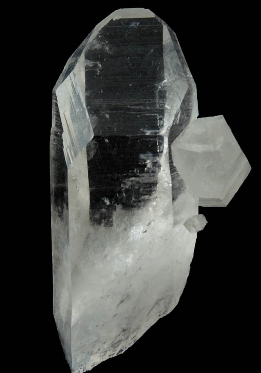 Quartz (with large S-face) from Corinto, Minas Gerais, Brazil