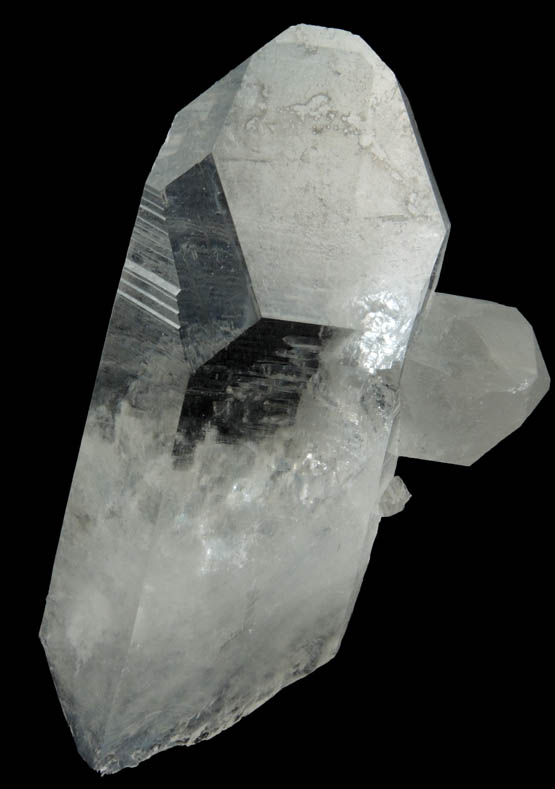 Quartz (with large S-face) from Corinto, Minas Gerais, Brazil