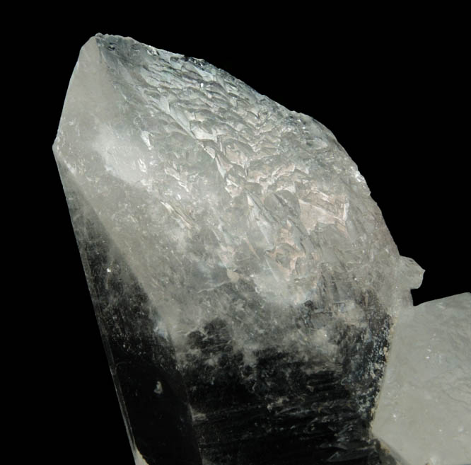 Quartz (with large S-face) from Corinto, Minas Gerais, Brazil