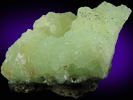 Prehnite with Goethite from Upper New Street Quarry, Paterson, Passaic County, New Jersey