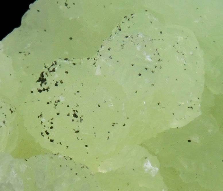 Prehnite with Goethite from Upper New Street Quarry, Paterson, Passaic County, New Jersey