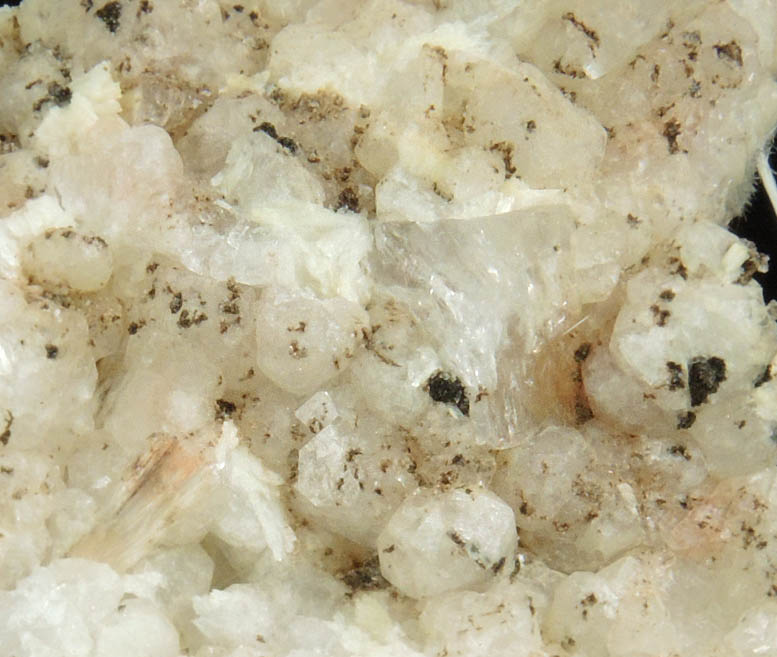 Pectolite with Analcime from Upper New Street Quarry, Paterson, Passaic County, New Jersey