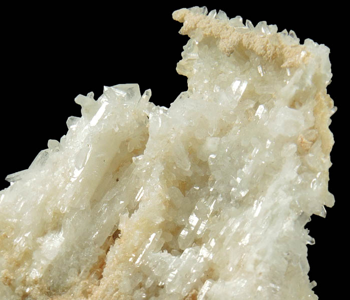 Quartz with Cookeite on Albite var. Cleavelandite from Harvard Quarry, Noyes Mountain, Greenwood, Oxford County, Maine