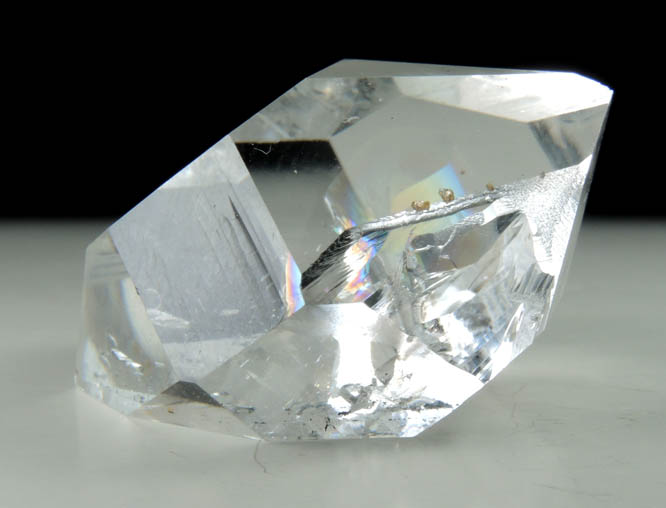 Quartz var. Herkimer Diamond from Middleville, Herkimer County, New York