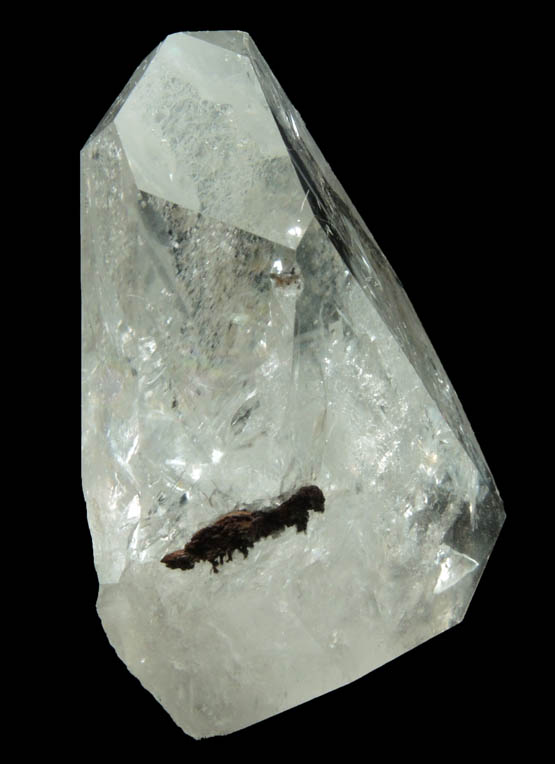 Quartz var. Herkimer Diamond (unusual distorted crystal) from Middleville, Herkimer County, New York