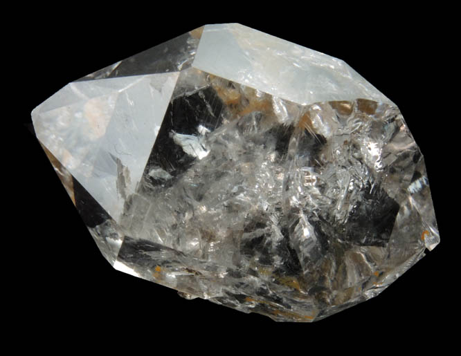 Quartz var. Herkimer Diamond with Dolomite from Middleville, Herkimer County, New York