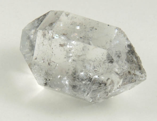 Quartz var. Herkimer Diamond with inclusions from Middleville, Herkimer County, New York