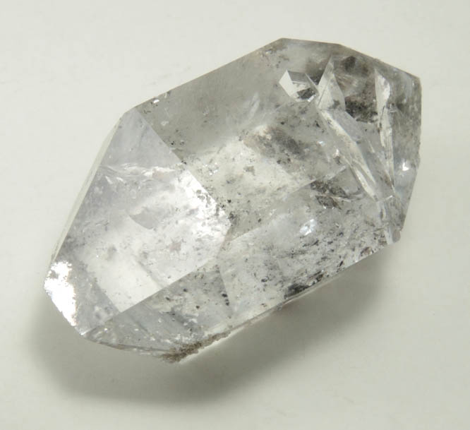 Quartz var. Herkimer Diamond with inclusions from Middleville, Herkimer County, New York