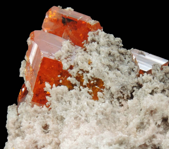 Wulfenite with Willemite from Red Cloud Mine, Silver District, La Paz County, Arizona