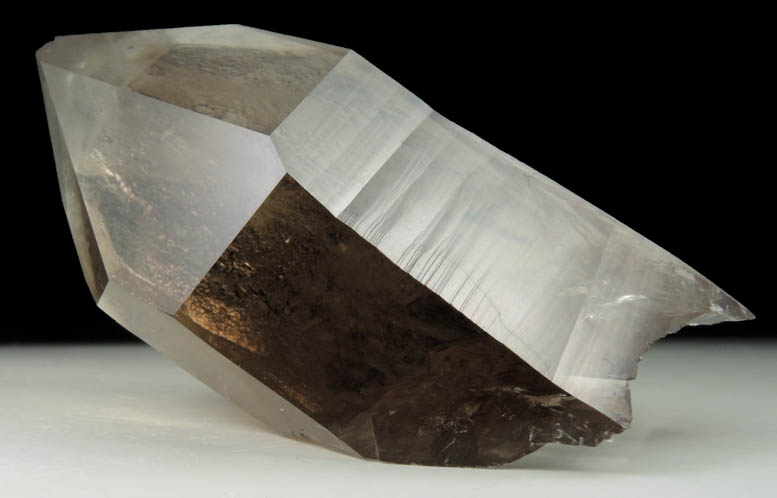 Quartz var. Smoky Quartz (gem-grade) from North Moat Mountain, Bartlett, Carroll County, New Hampshire