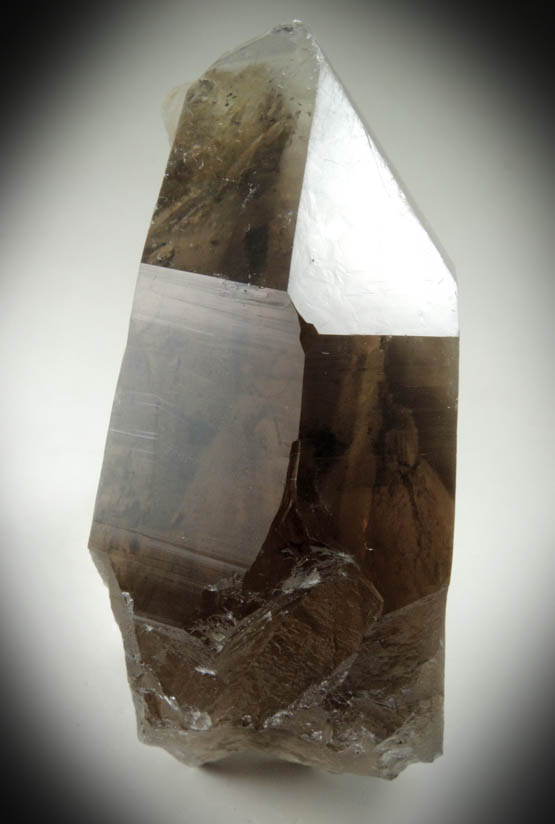 Quartz var. Smoky Quartz (gem-grade) from North Moat Mountain, Bartlett, Carroll County, New Hampshire