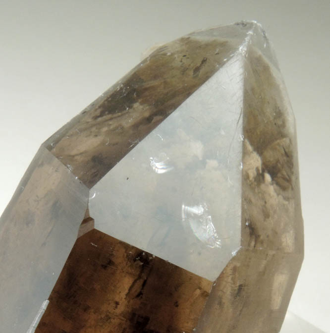 Quartz var. Smoky Quartz (gem-grade) from North Moat Mountain, Bartlett, Carroll County, New Hampshire