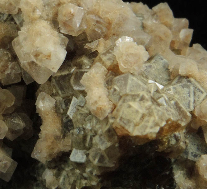 Grossular Garnet with di-pyramidal Quartz from riverbank at confluence Vilyui (Wilui) River and Akhtaragda River, near Chernyshevsk, Sakha, Siberia, Russia (Type Locality for Grossular Garnet)