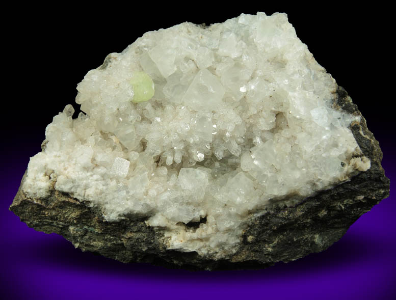 Prehnite, Calcite, Quartz from Upper New Street Quarry, Passaic County, New Jersey