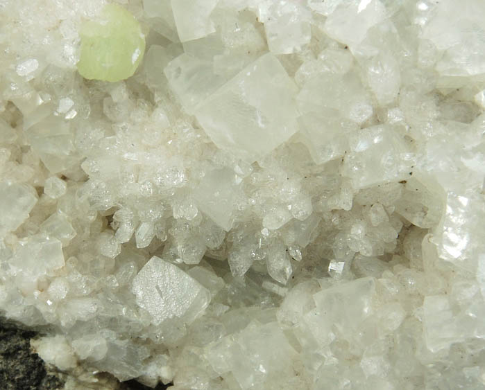 Prehnite, Calcite, Quartz from Upper New Street Quarry, Passaic County, New Jersey