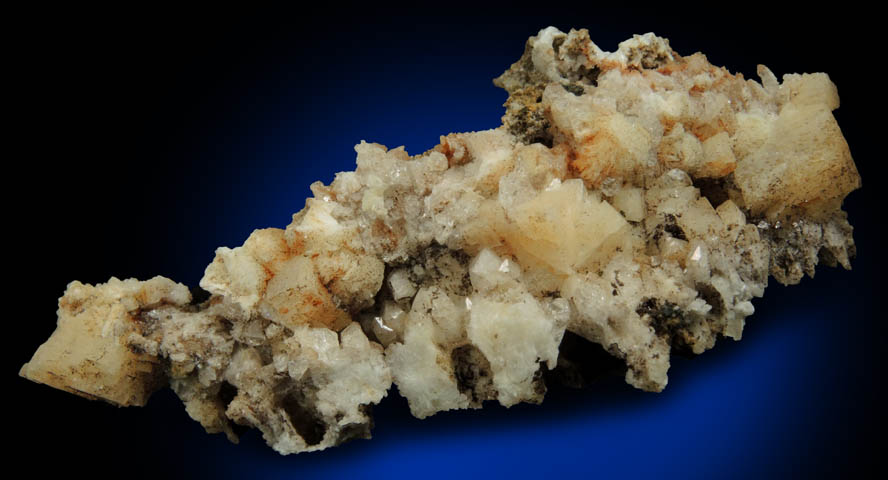 Chabazite and Stilbite on Quartz pseudomorphs after Anhydrite from Upper New Street Quarry, Passaic County, New Jersey