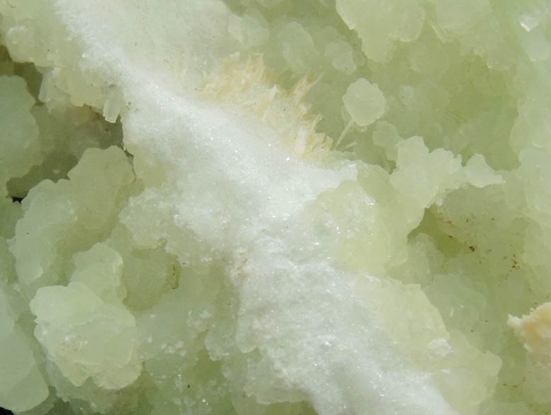 Prehnite with Natrolite and Apophyllite from Upper New Street Quarry, Passaic County, New Jersey