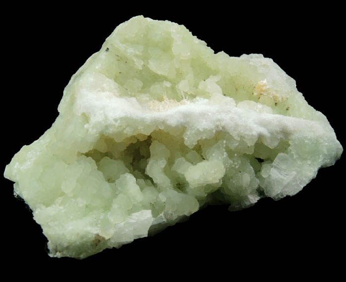 Prehnite with Natrolite and Apophyllite from Upper New Street Quarry, Passaic County, New Jersey