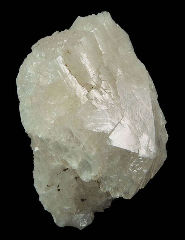 Heulandite over Quartz from Upper New Street Quarry, Passaic County, New Jersey