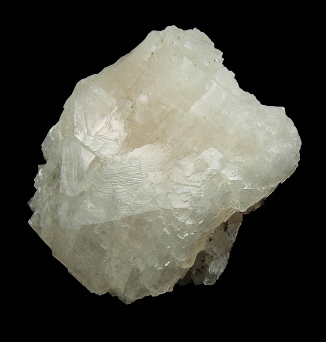 Heulandite over Quartz from Upper New Street Quarry, Passaic County, New Jersey