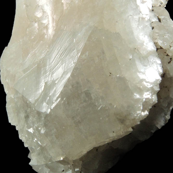 Heulandite over Quartz from Upper New Street Quarry, Passaic County, New Jersey