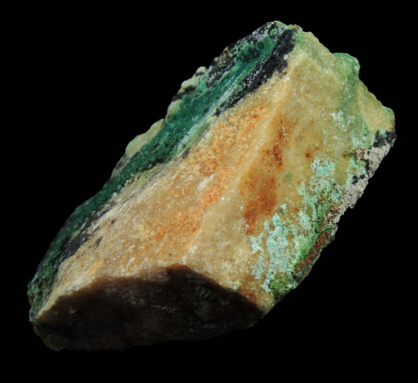 Bayldonite on Jarosite from Almera, Andalusia, Spain (Type Locality for Jarosite)