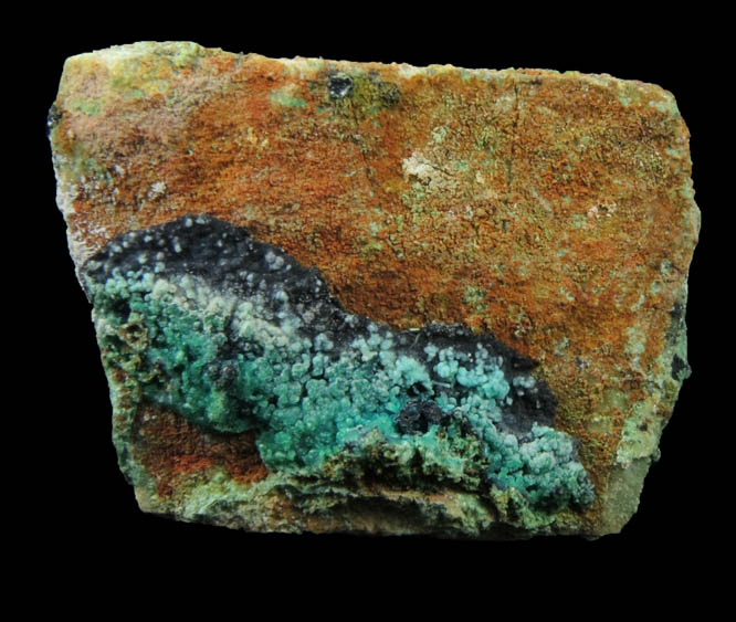 Bayldonite on Jarosite from Almería, Andalusia, Spain (Type Locality for Jarosite)