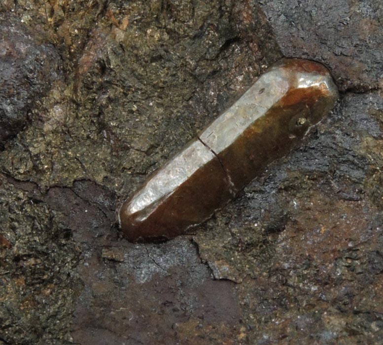 Fluorapatite in Pyrrhotite from Philips Mine, Philipstown, Anthony's Nose, Cortlandt, Westchester County, New York