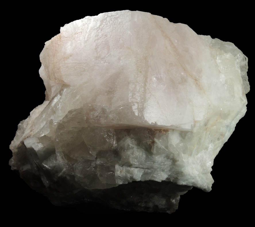 Beryl var. Morganite from Strickland Quarry, Collins Hill, Portland, Middlesex County, Connecticut