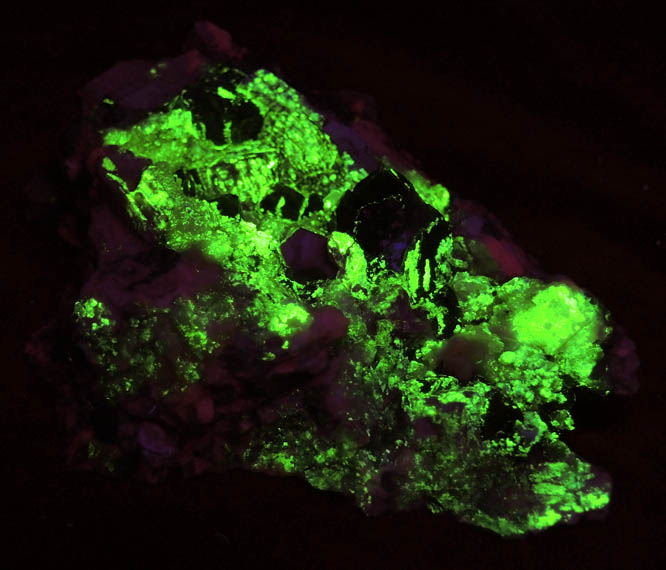 Microcline, Albite, Smoky Quartz, Hyalite Opal from Moat Mountain, on the trail above the Oliver Diggings, Hale's Location, west of North Conway, Carroll County, New Hampshire