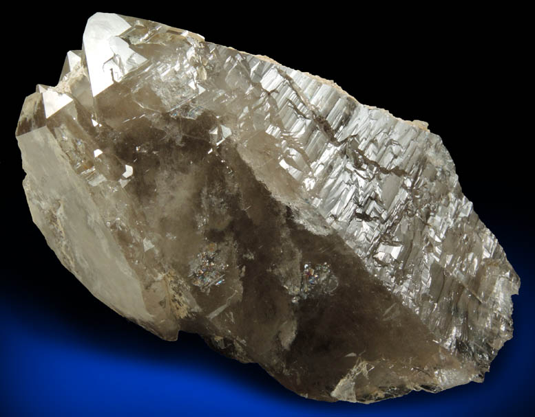 Quartz var. Smoky Quartz from North Moat Mountain, Bartlett, Carroll County, New Hampshire