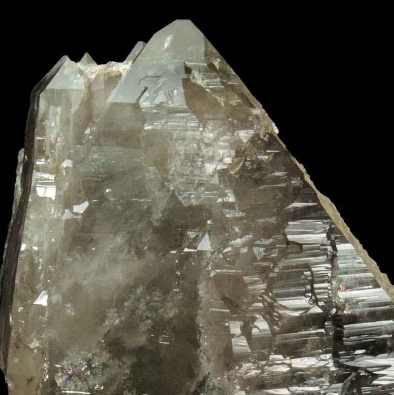 Quartz var. Smoky Quartz from North Moat Mountain, Bartlett, Carroll County, New Hampshire