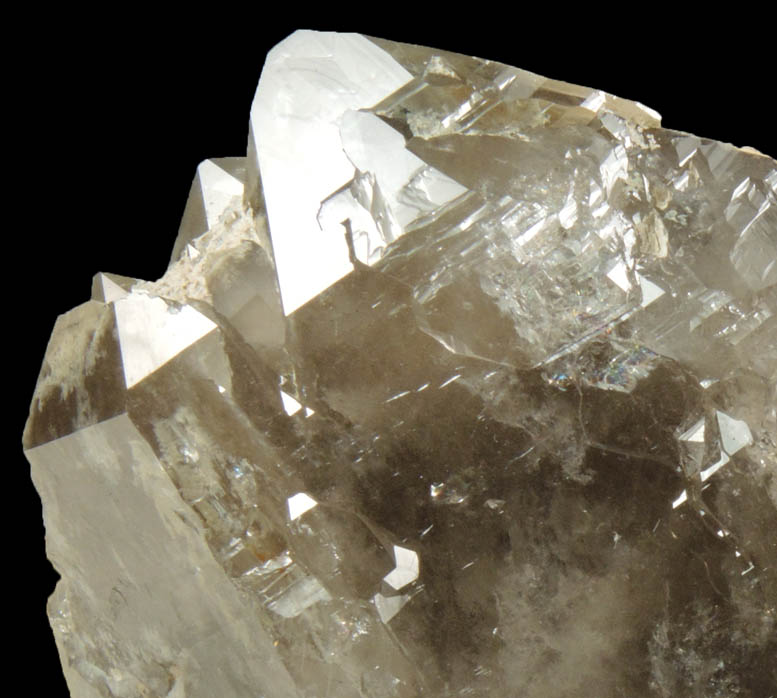 Quartz var. Smoky Quartz from North Moat Mountain, Bartlett, Carroll County, New Hampshire