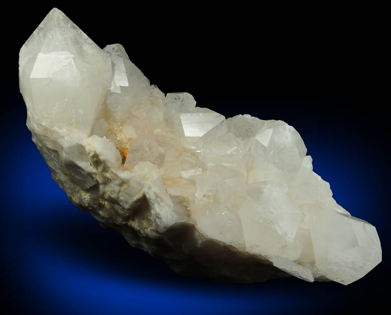 Quartz (with phantom-growth zones) from Red Bridge Mine, Spring Glen, Ellenville District, Ulster County, New York