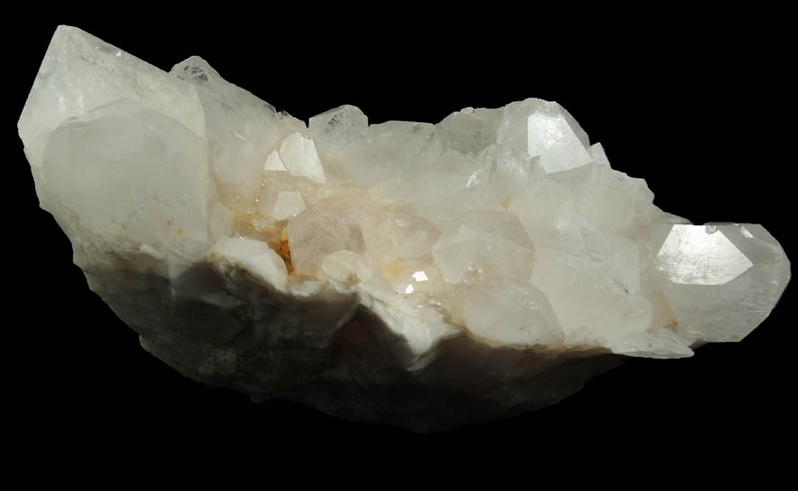 Quartz (with phantom-growth zones) from Red Bridge Mine, Spring Glen, Ellenville District, Ulster County, New York