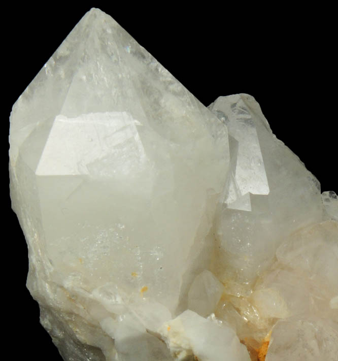 Quartz (with phantom-growth zones) from Red Bridge Mine, Spring Glen, Ellenville District, Ulster County, New York