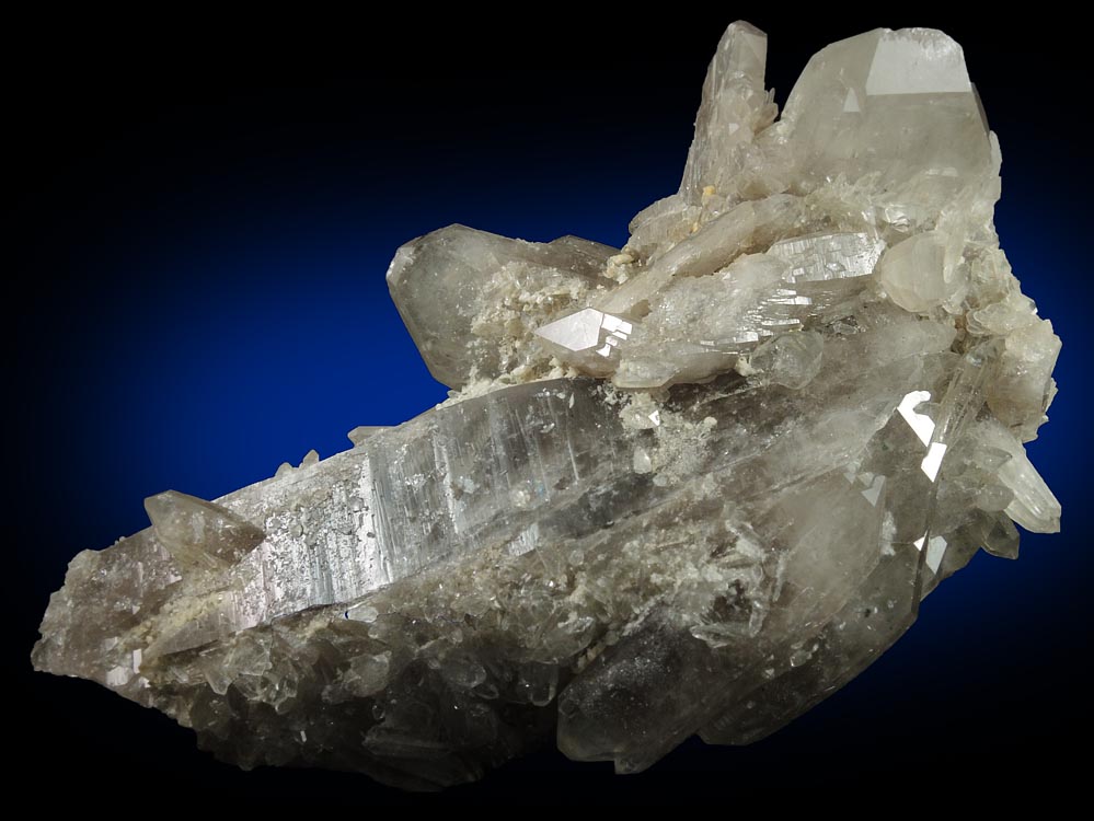 Quartz var. Smoky Quartz from North Moat Mountain, Bartlett, Carroll County, New Hampshire