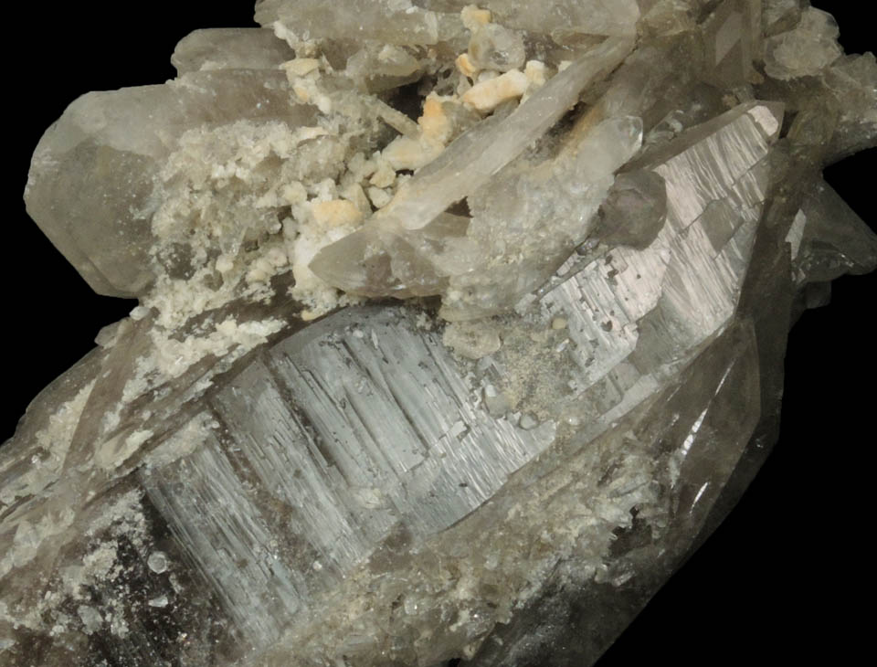 Quartz var. Smoky Quartz from North Moat Mountain, Bartlett, Carroll County, New Hampshire