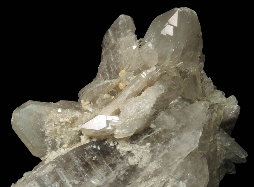 Quartz var. Smoky Quartz from North Moat Mountain, Bartlett, Carroll County, New Hampshire